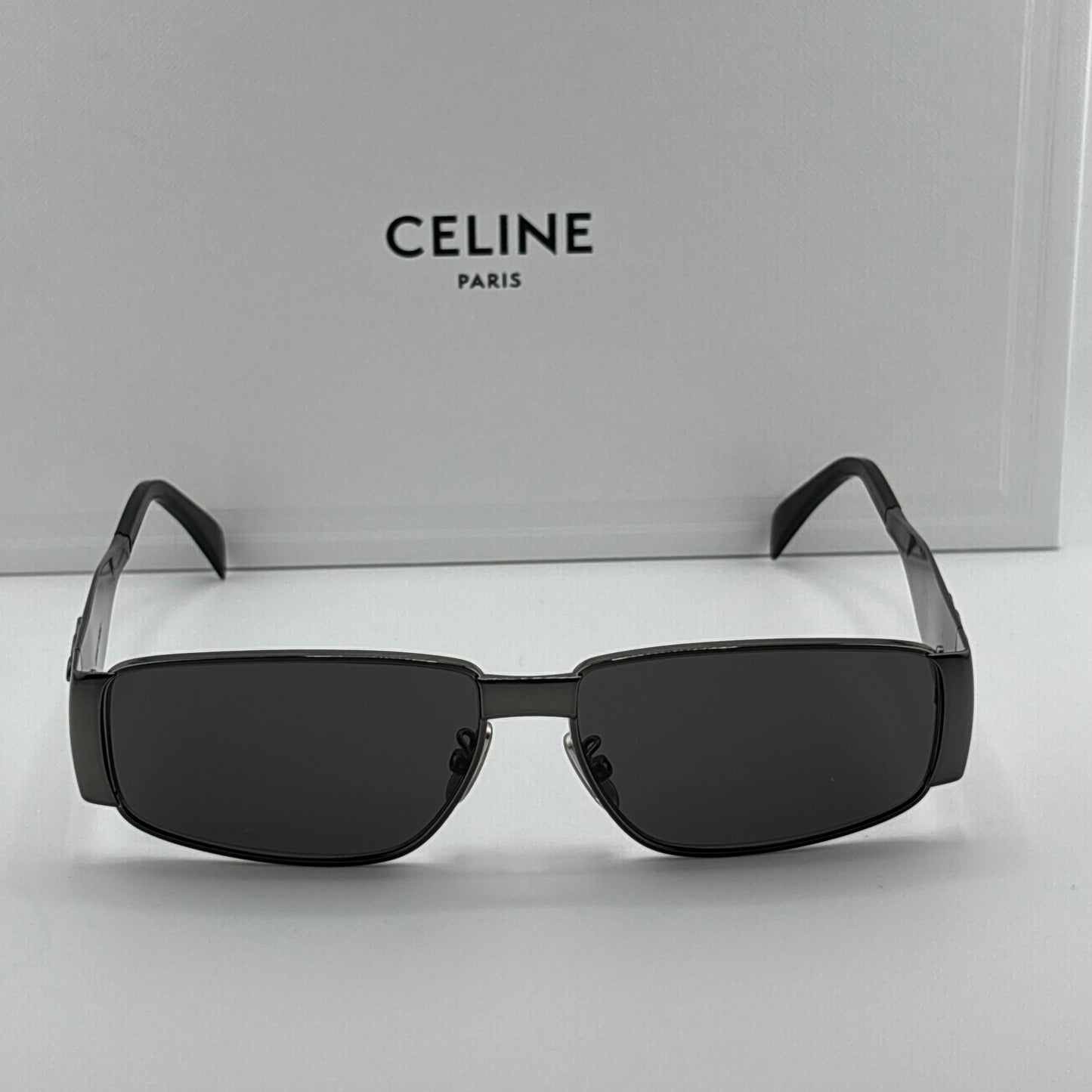 Celine Men’s Gunmetal Triomphe Sunglasses