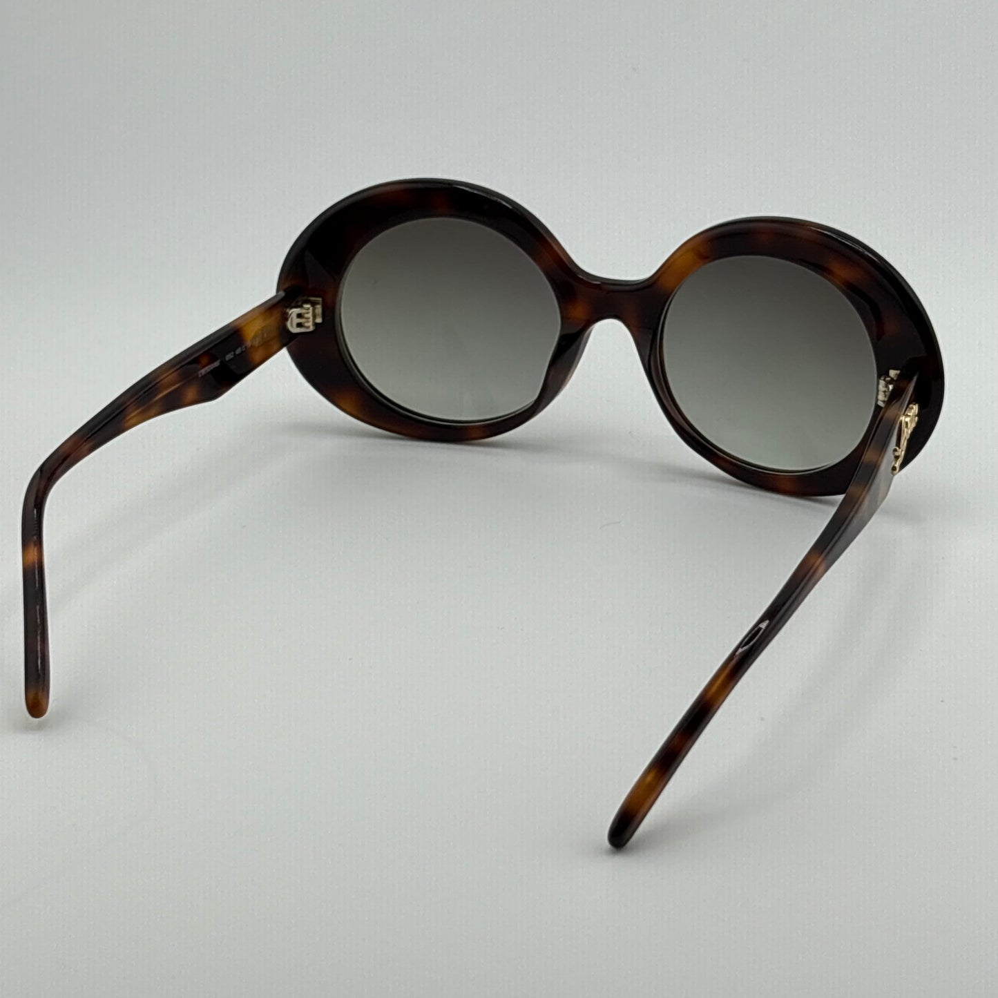Loewe Curvy Tortoise Round Sunglasses