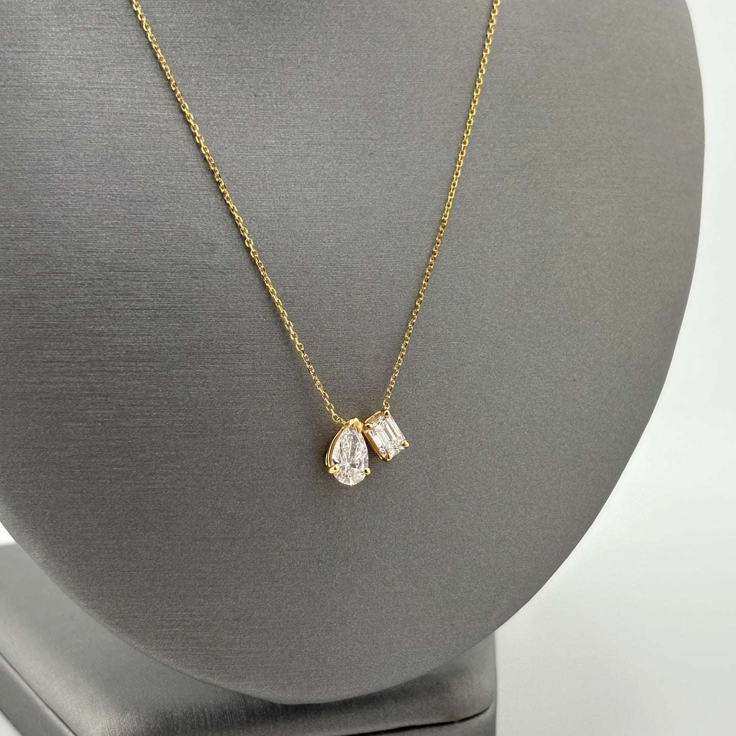 Toi Et Moi Lab Grown Diamond Necklace