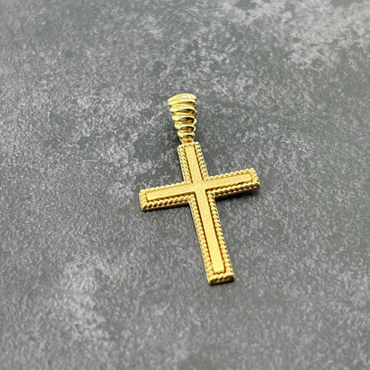14k Gold Cross Pendant