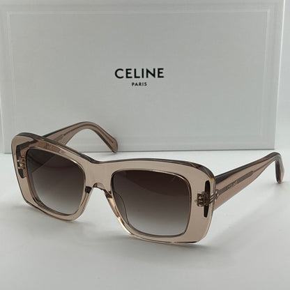Celine 3 Dots Transparent Taupe Sunglasses
