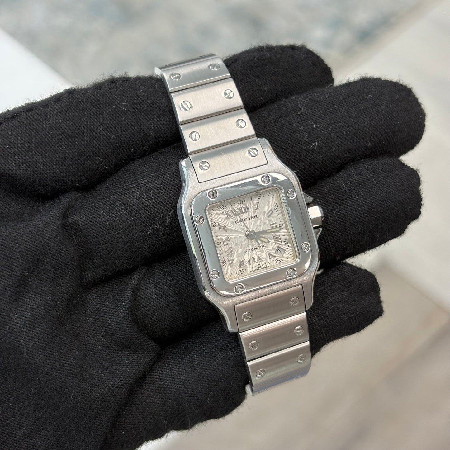 Cartier Santos Galbée Stainless Steel Automatic Watch