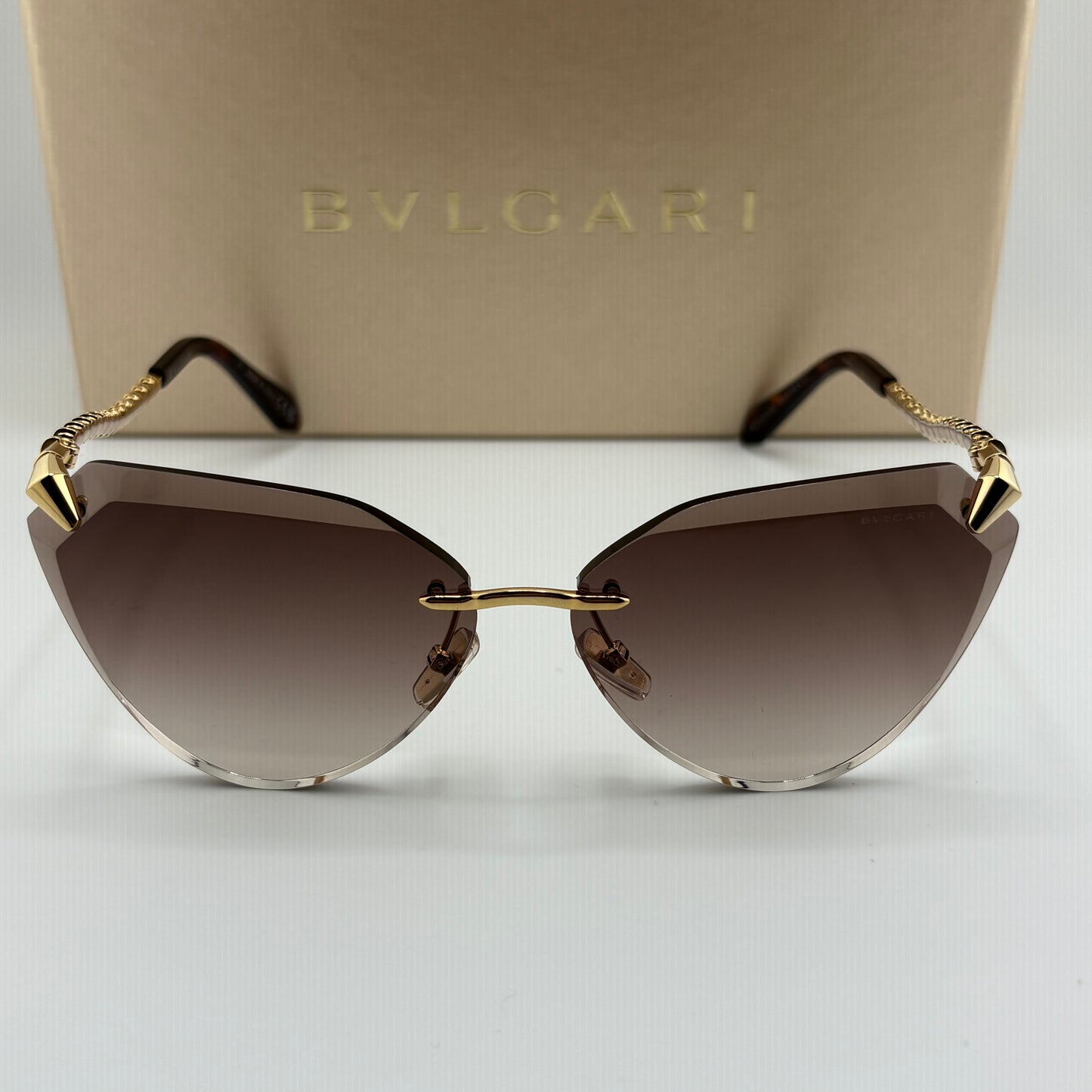 Bvlgari Serpenti Rimless Sunglasses