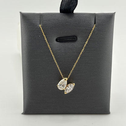 Toi Et Moi Lab Grown Diamond Necklace