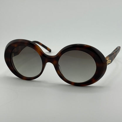 Loewe Curvy Tortoise Round Sunglasses