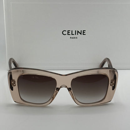 Celine 3 Dots Transparent Taupe Sunglasses