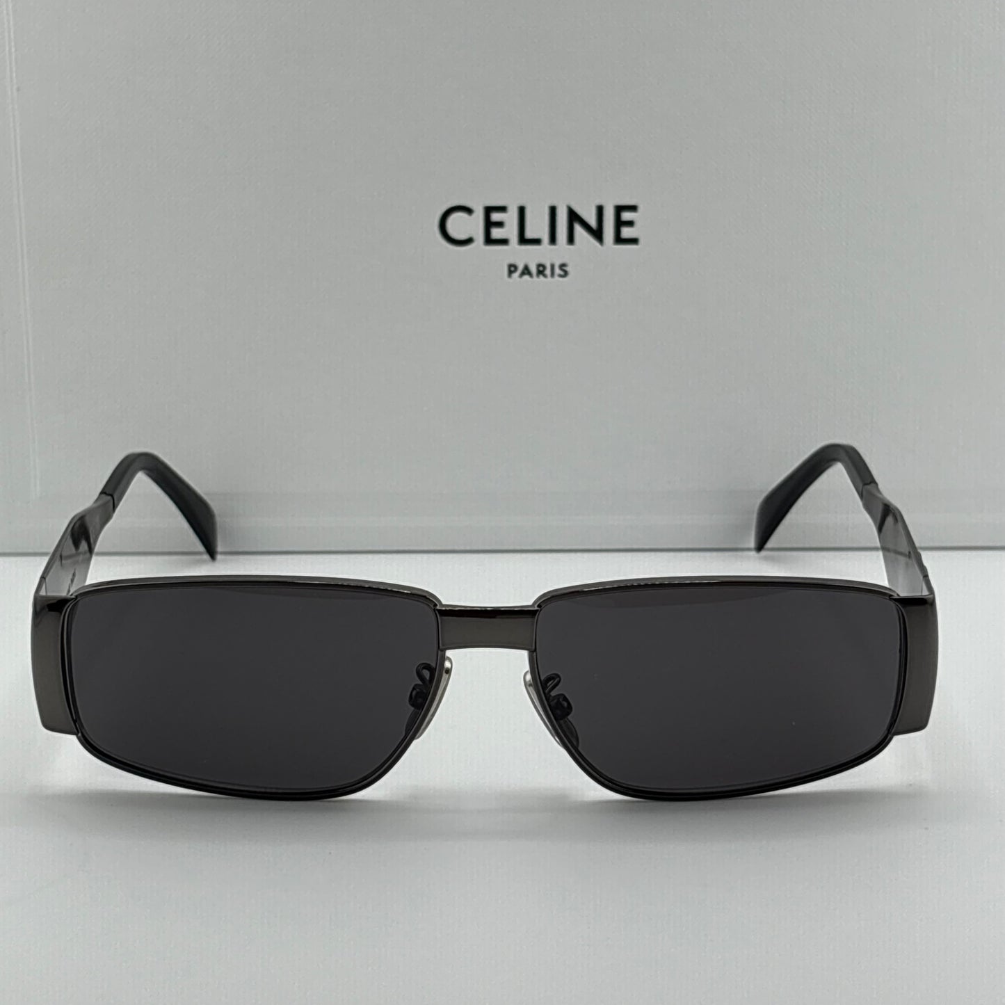 Celine Men’s Gunmetal Triomphe Sunglasses