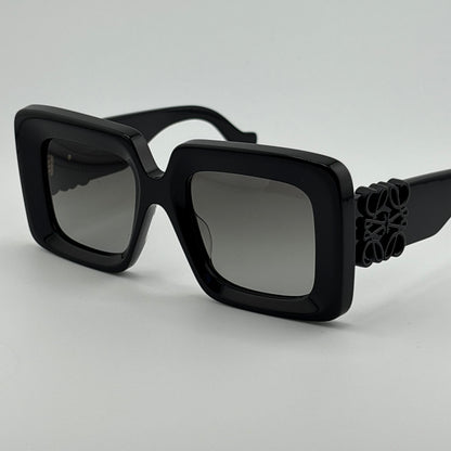 Loewe Anagram Oversized Sunglasses, Black