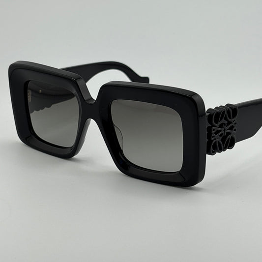 Loewe Anagram Oversized Sunglasses, Black