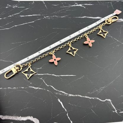 5 Mixed Motif Bag Charm Pink