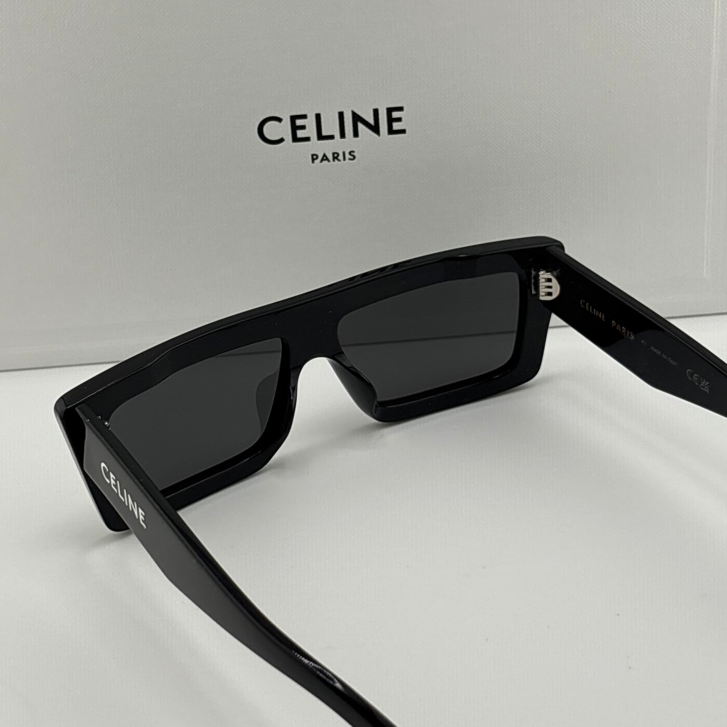 Celine Monochrome Rectangular Sunglasses