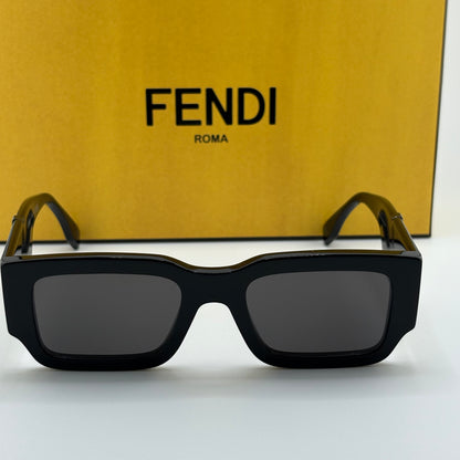 Fendi Diagonal Rectangular Sunglasses