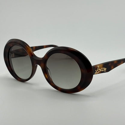 Loewe Curvy Tortoise Round Sunglasses