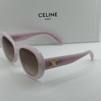 Celine Triomphe Butterfly Sunglasses, Light Pink