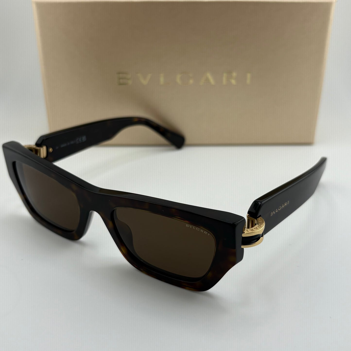 Bvlgari B.Zero Rectangular Sunglasses