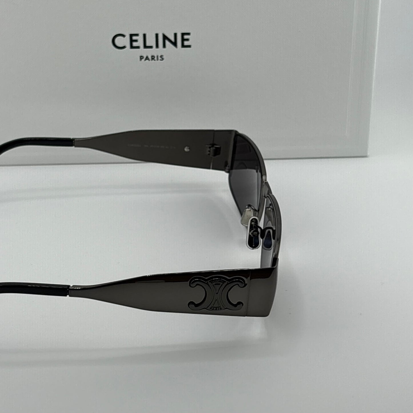Celine Men’s Gunmetal Triomphe Sunglasses