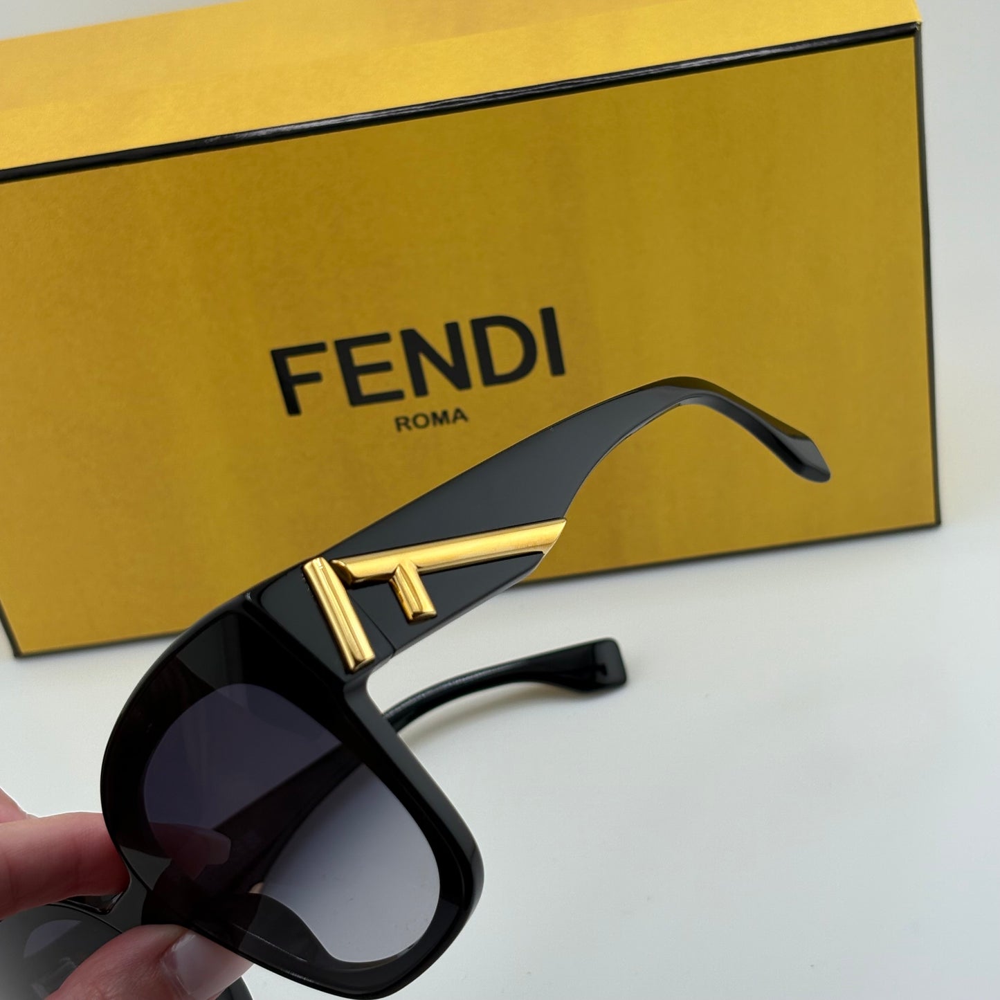 Fendi First Oversized Square Sunglasses