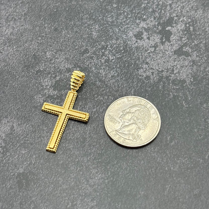 14k Gold Cross Pendant