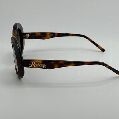 Loewe Curvy Tortoise Round Sunglasses