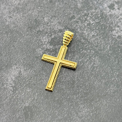 14k Gold Cross Pendant