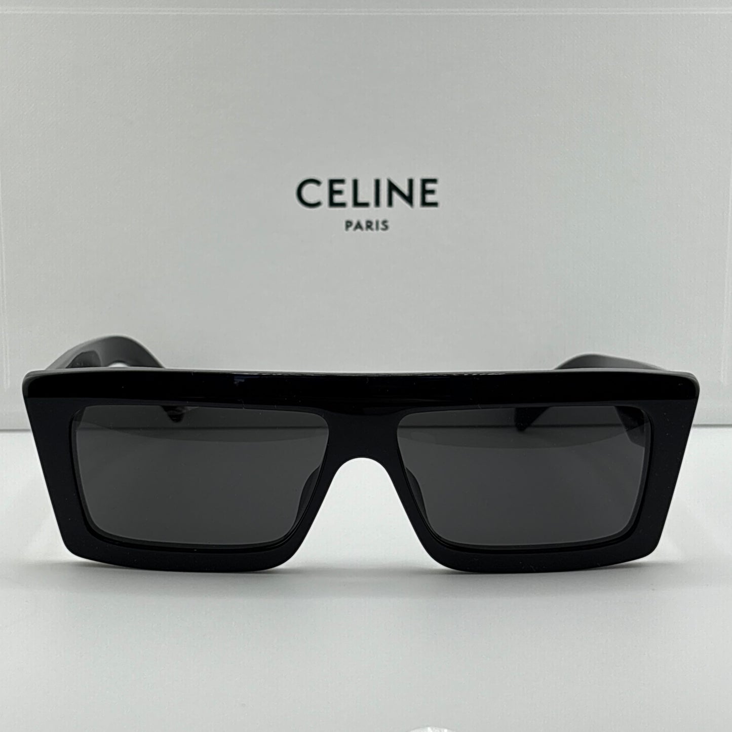Celine Monochrome Rectangular Sunglasses