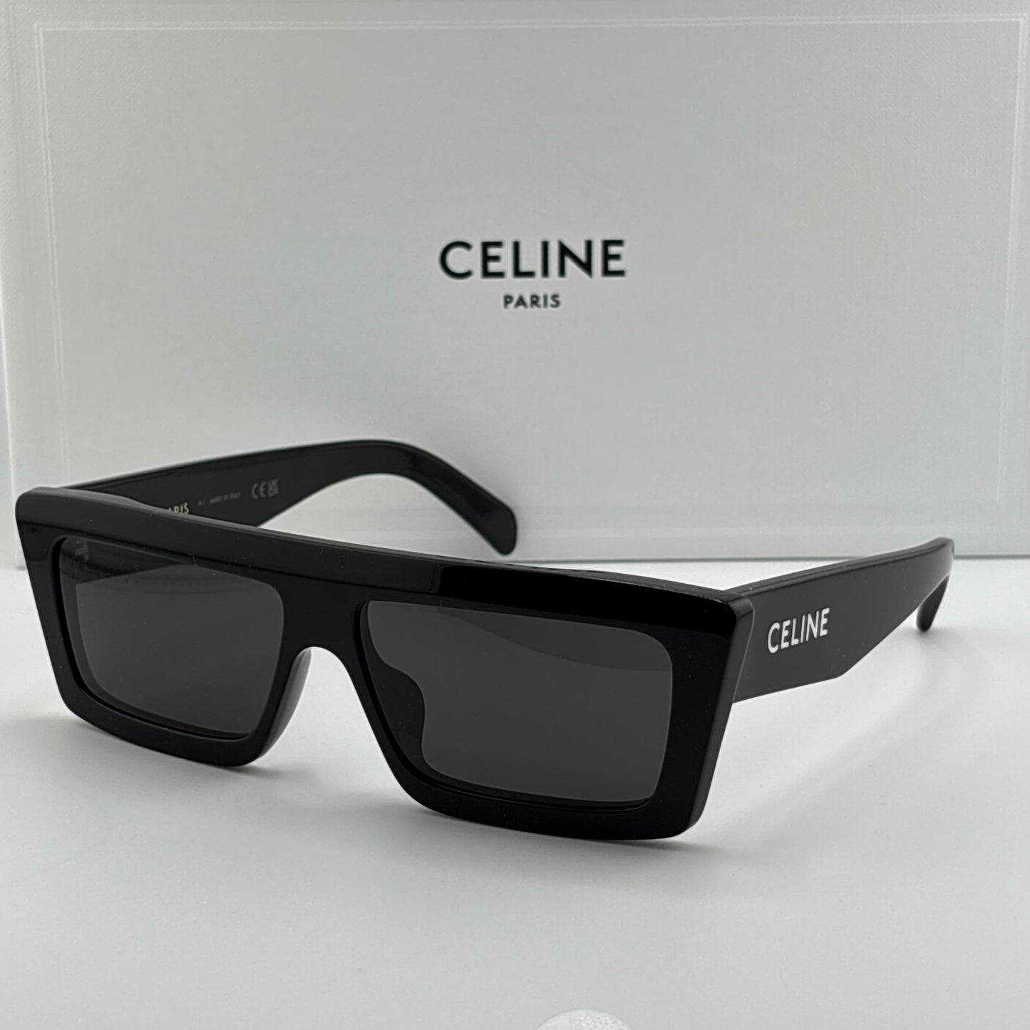 Celine Monochrome Rectangular Sunglasses