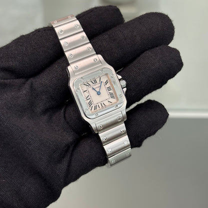 Cartier Santos Galbée Stainless Steel Quartz Watch