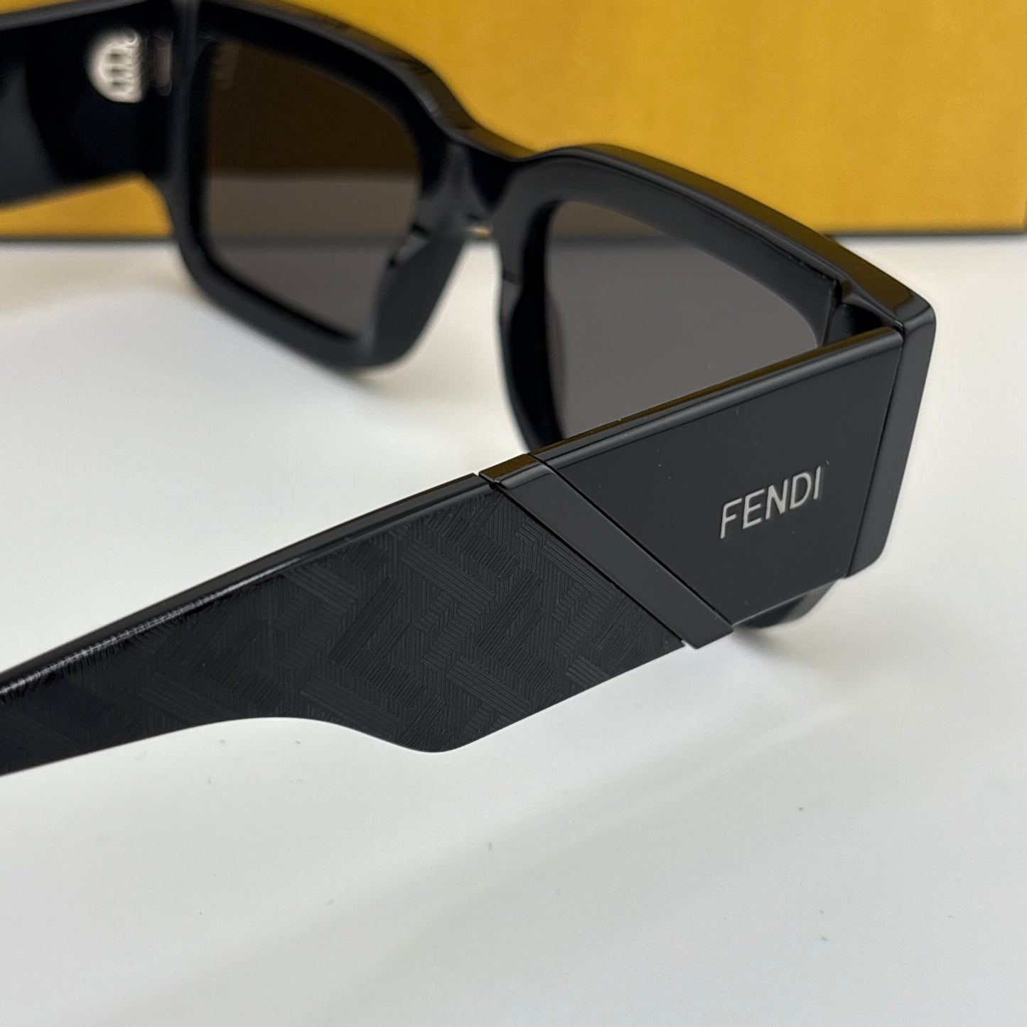 Fendi Diagonal Rectangular Sunglasses