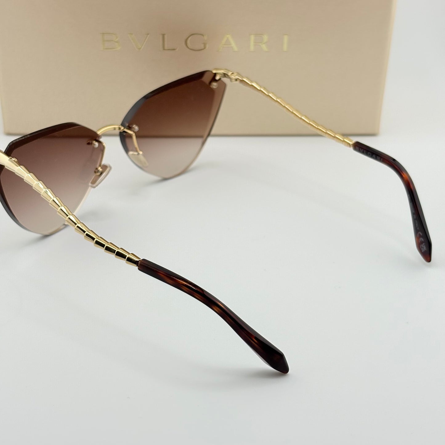 Bvlgari Serpenti Rimless Sunglasses