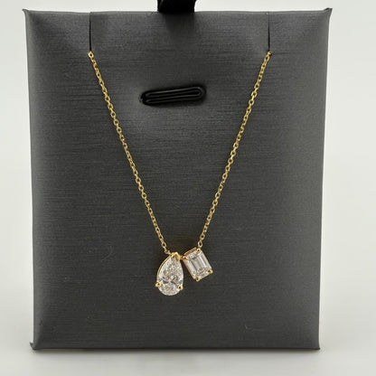 Toi Et Moi Lab Grown Diamond Necklace