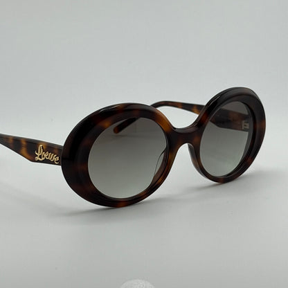 Loewe Curvy Tortoise Round Sunglasses