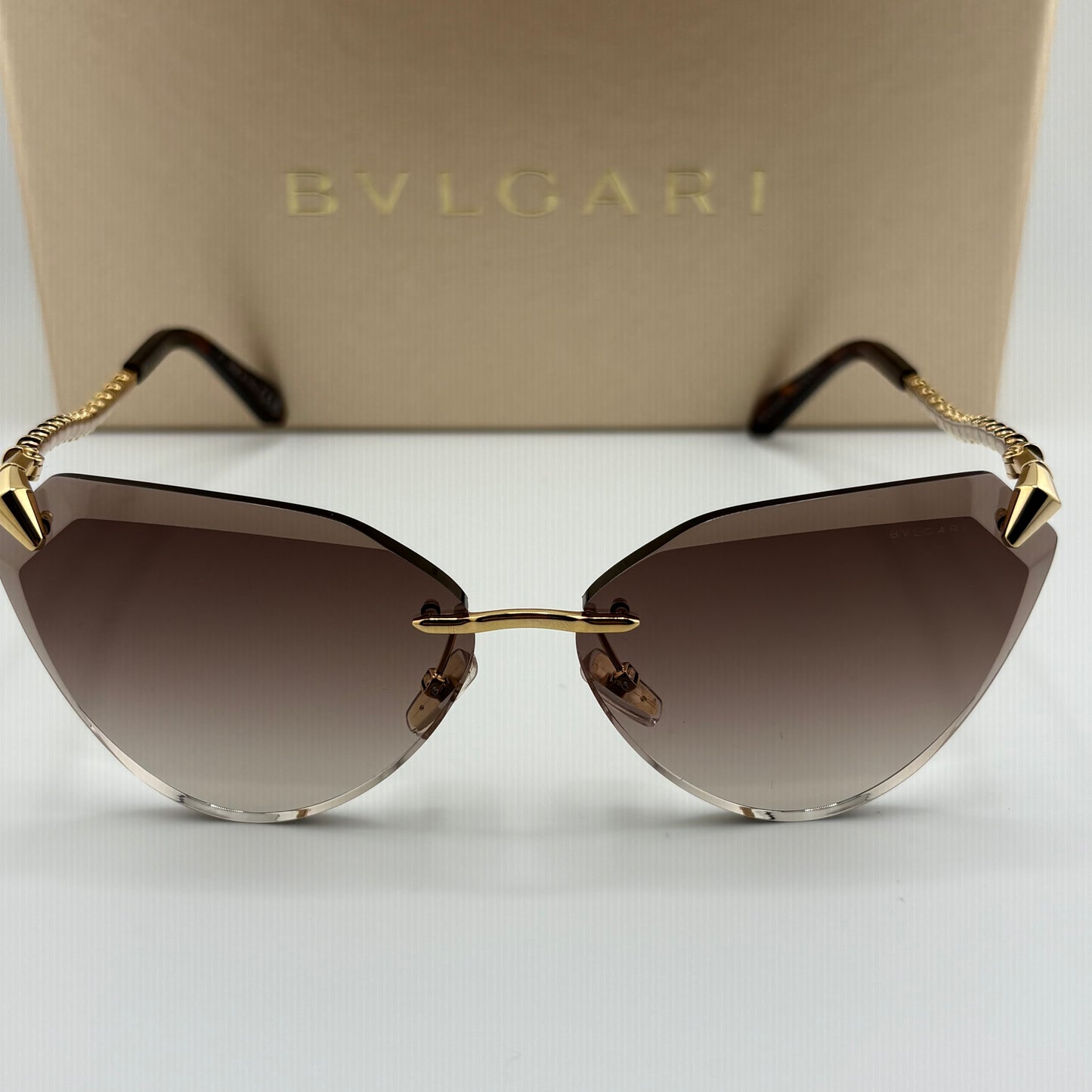 Bvlgari Serpenti Rimless Sunglasses