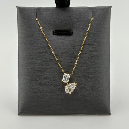 Toi Et Moi Lab Grown Diamond Necklace
