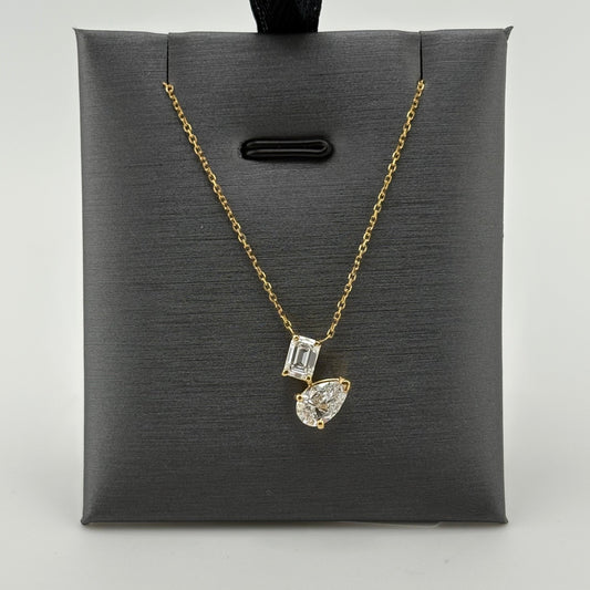 Toi Et Moi Lab Grown Diamond Necklace