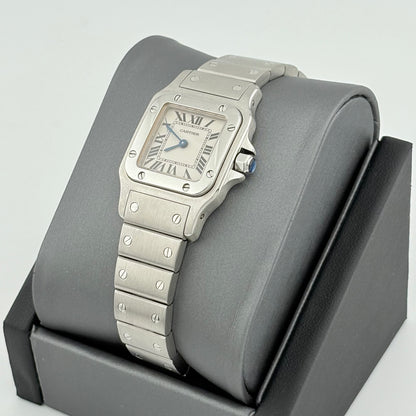 Cartier Santos Galbée Stainless Steel Quartz Watch