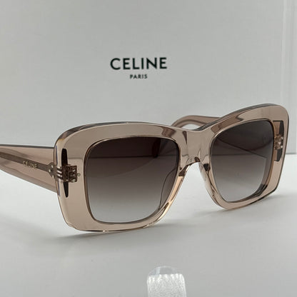 Celine 3 Dots Transparent Taupe Sunglasses