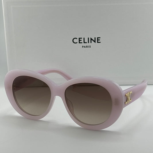 Celine Triomphe Butterfly Sunglasses, Light Pink