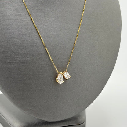 Toi Et Moi Lab Grown Diamond Necklace