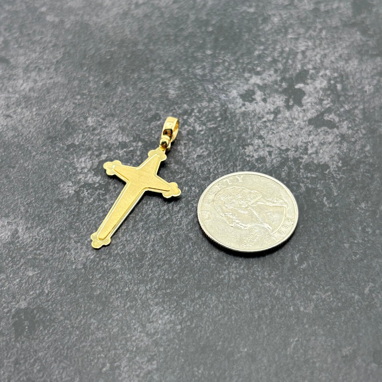 14k Gold Cross Pendant