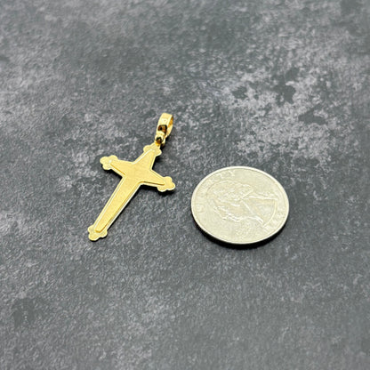 14k Gold Cross Pendant
