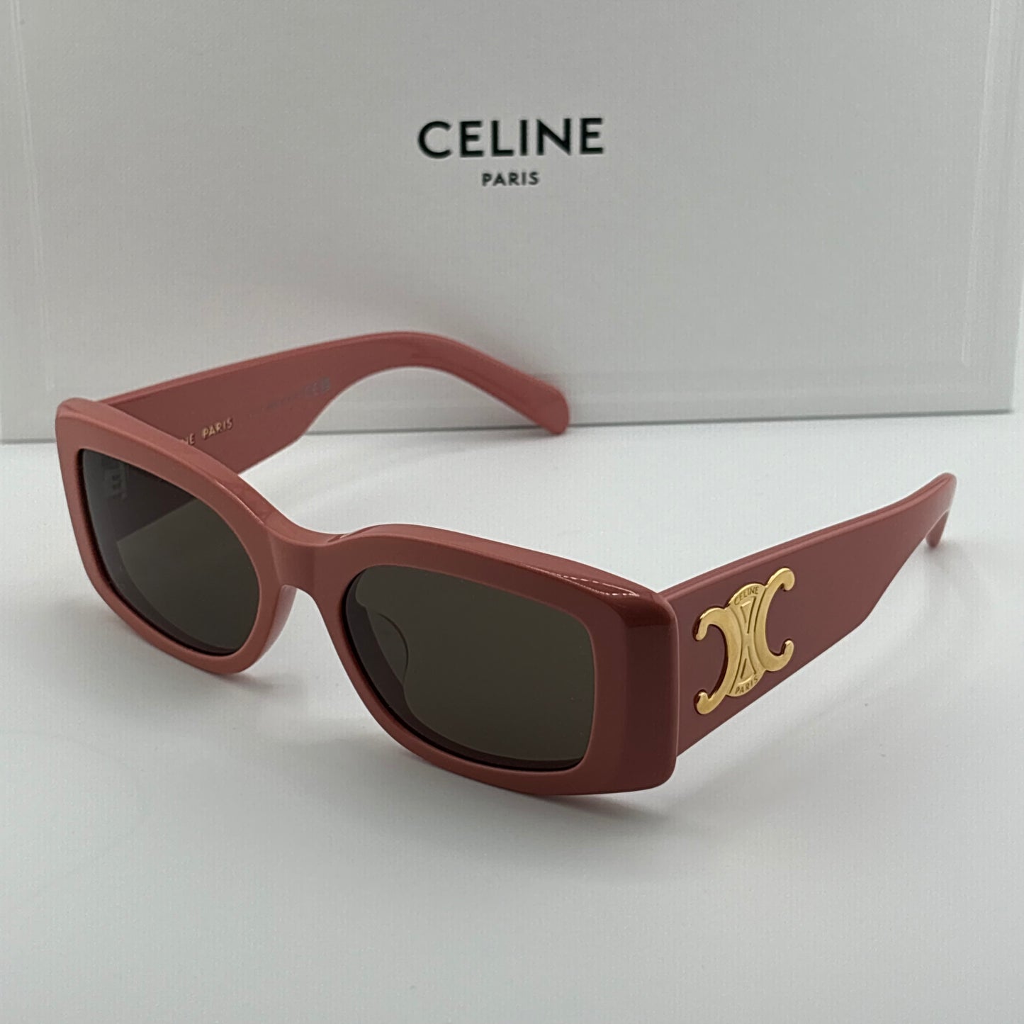 Celine Triomphe Sunglasses, Dusty Rose