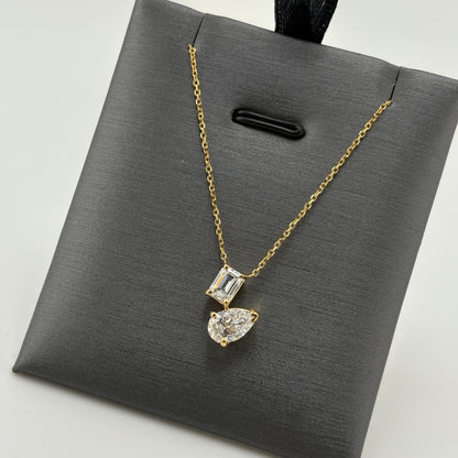Toi Et Moi Lab Grown Diamond Necklace