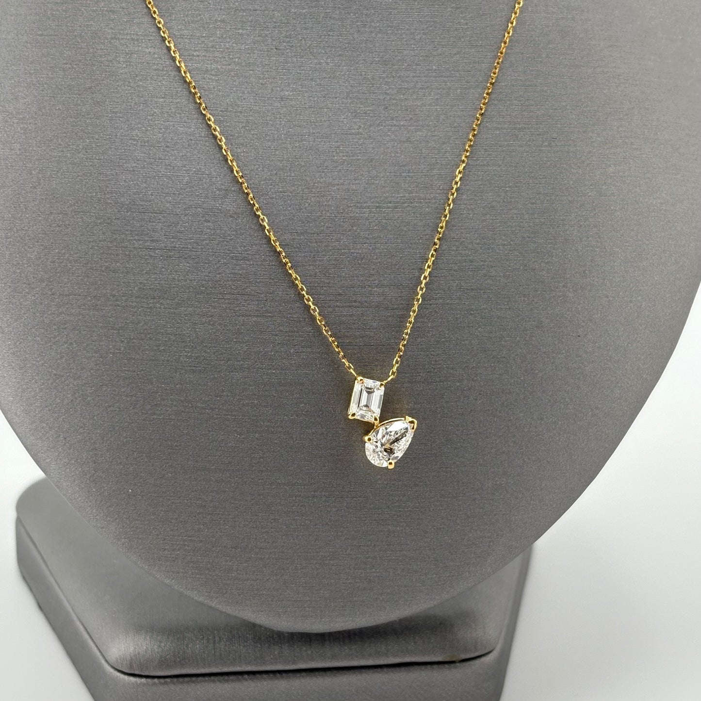 Toi Et Moi Lab Grown Diamond Necklace