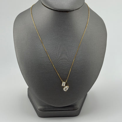 Toi Et Moi Lab Grown Diamond Necklace
